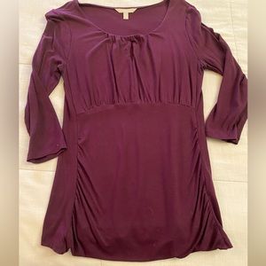 Banana Republic small burgundy 3/4 sleeve top